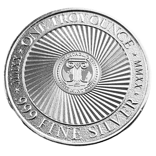 1 ozt Pukwudgie 999 Silver Round