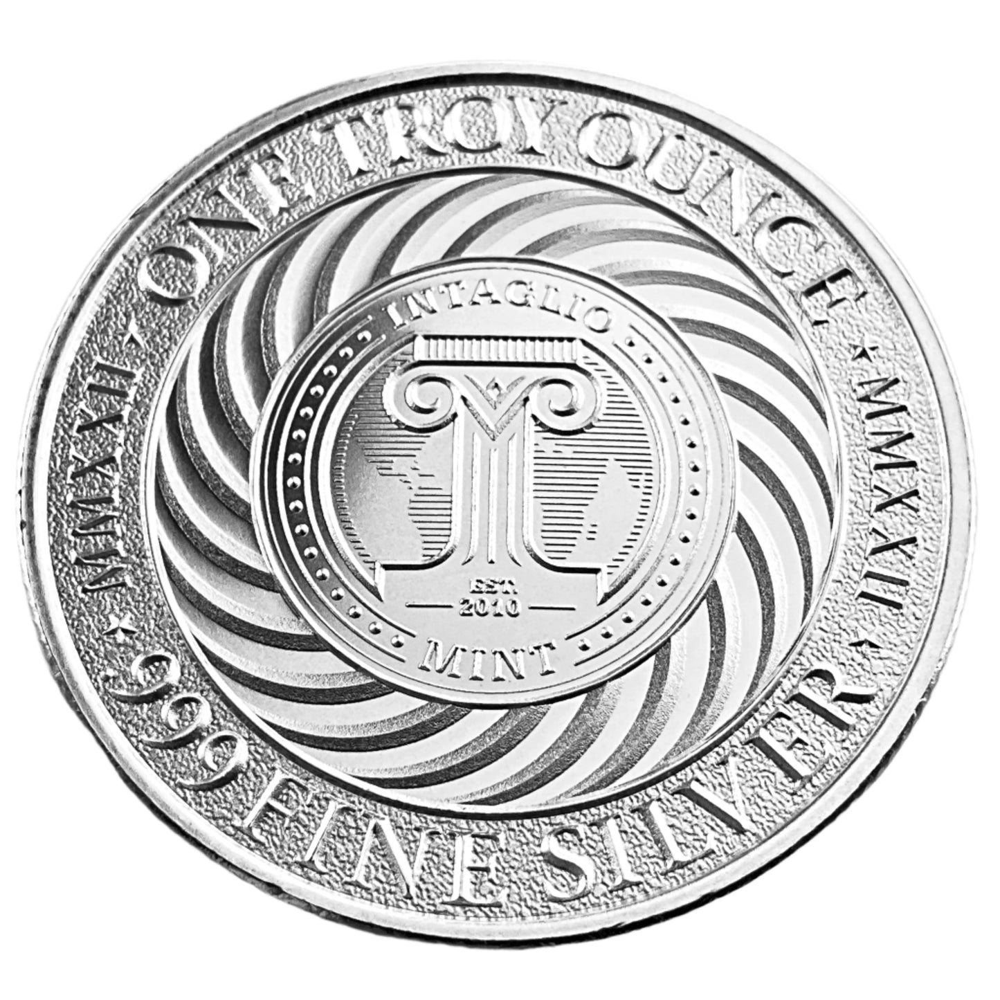 1 ozt The Mummy 999 Silver Round