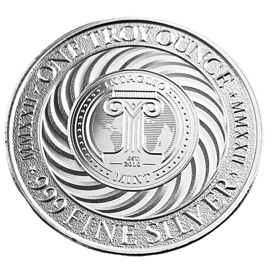 1 ozt The Mummy 999 Silver Round