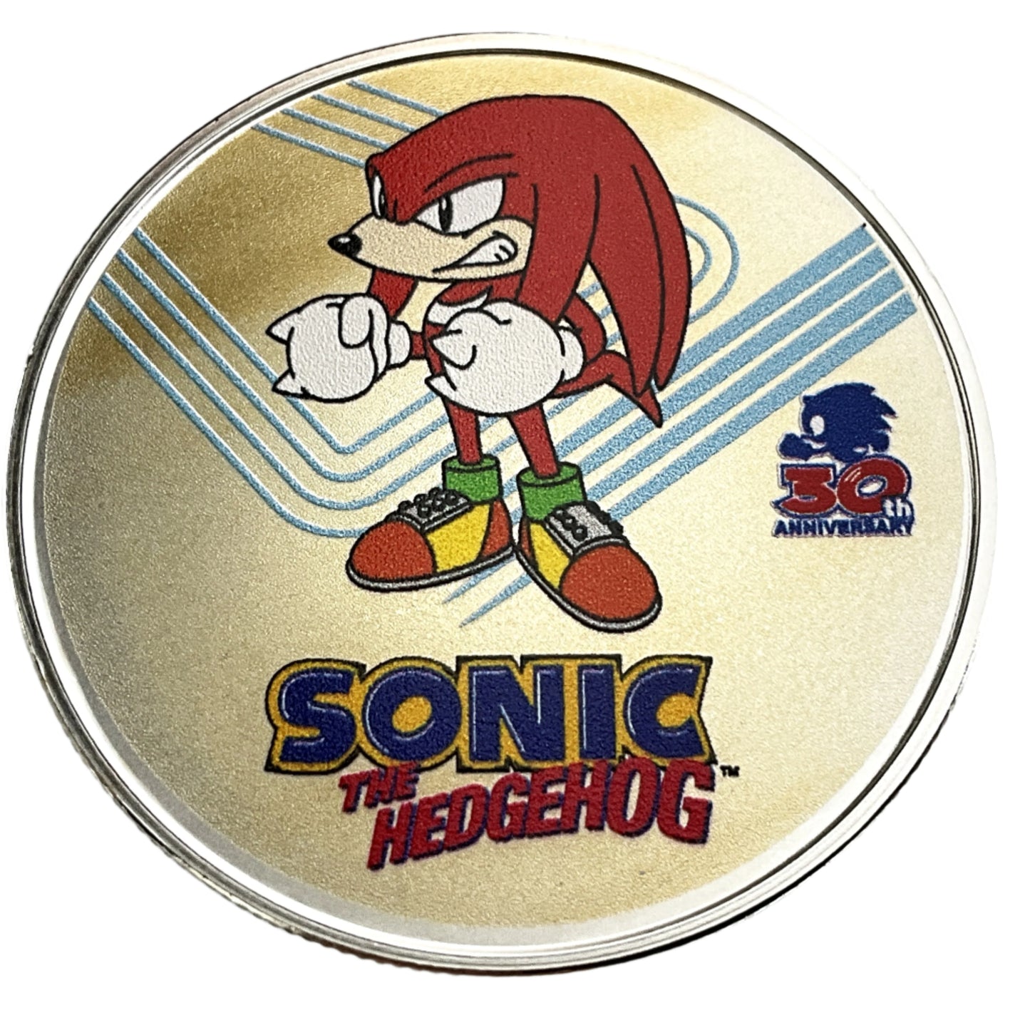 1 ozt Knuckles the Echidna 999 Silver $2
