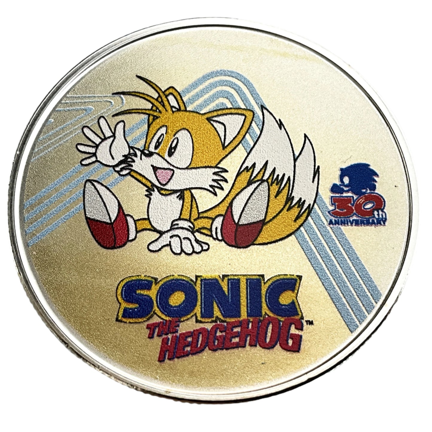 1 ozt Miles Tails Prower 999 Silver $2 Coin