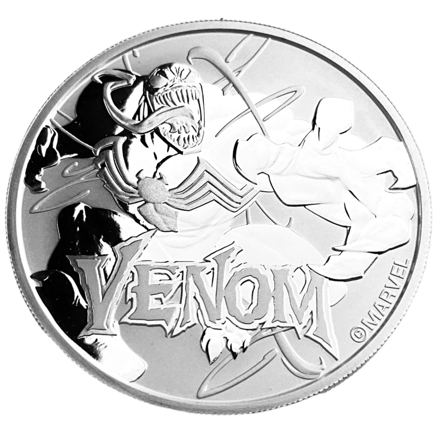 1 ozt Venom Marvel 999 Silver Coin