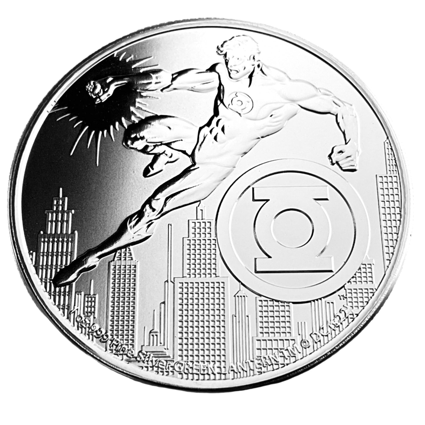 1 ozt Green Lantern DC Comics Silver $2