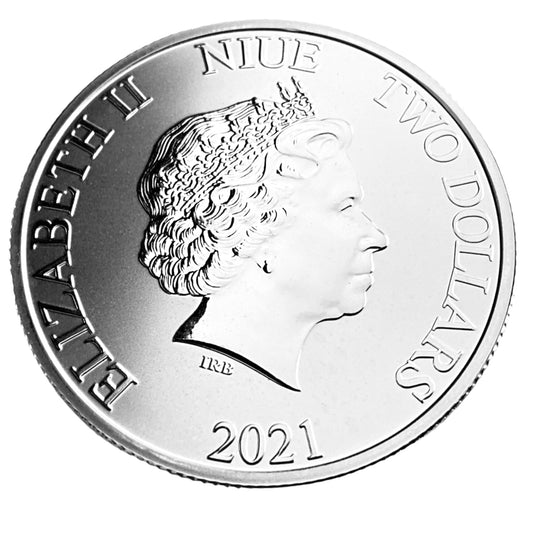 1 ozt Superman DC Comics 999 Silver $2 Coin