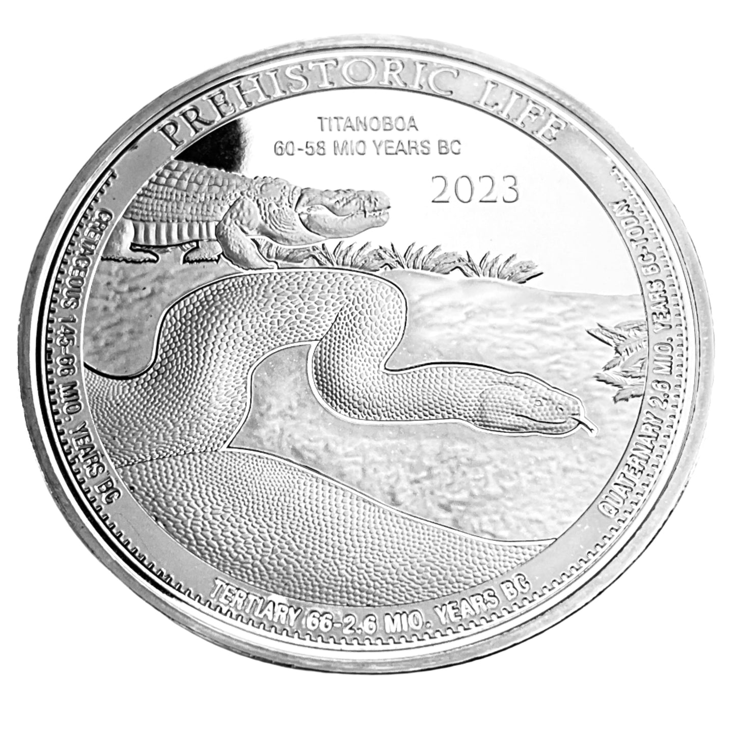 1 ozt Titanoboa 9999 Silver Coin