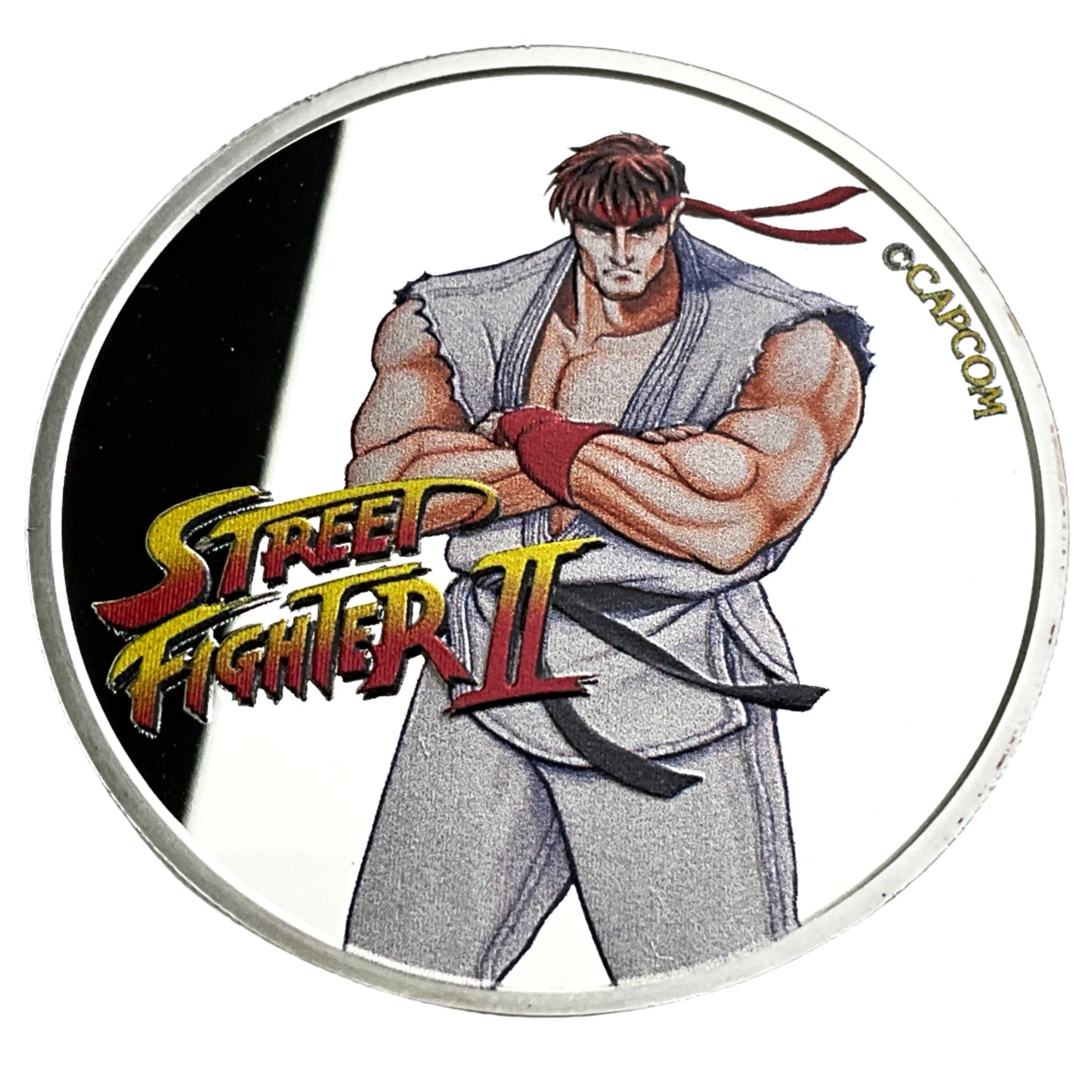 1 ozt Ryu Street Fighter II 999 Silver Coin