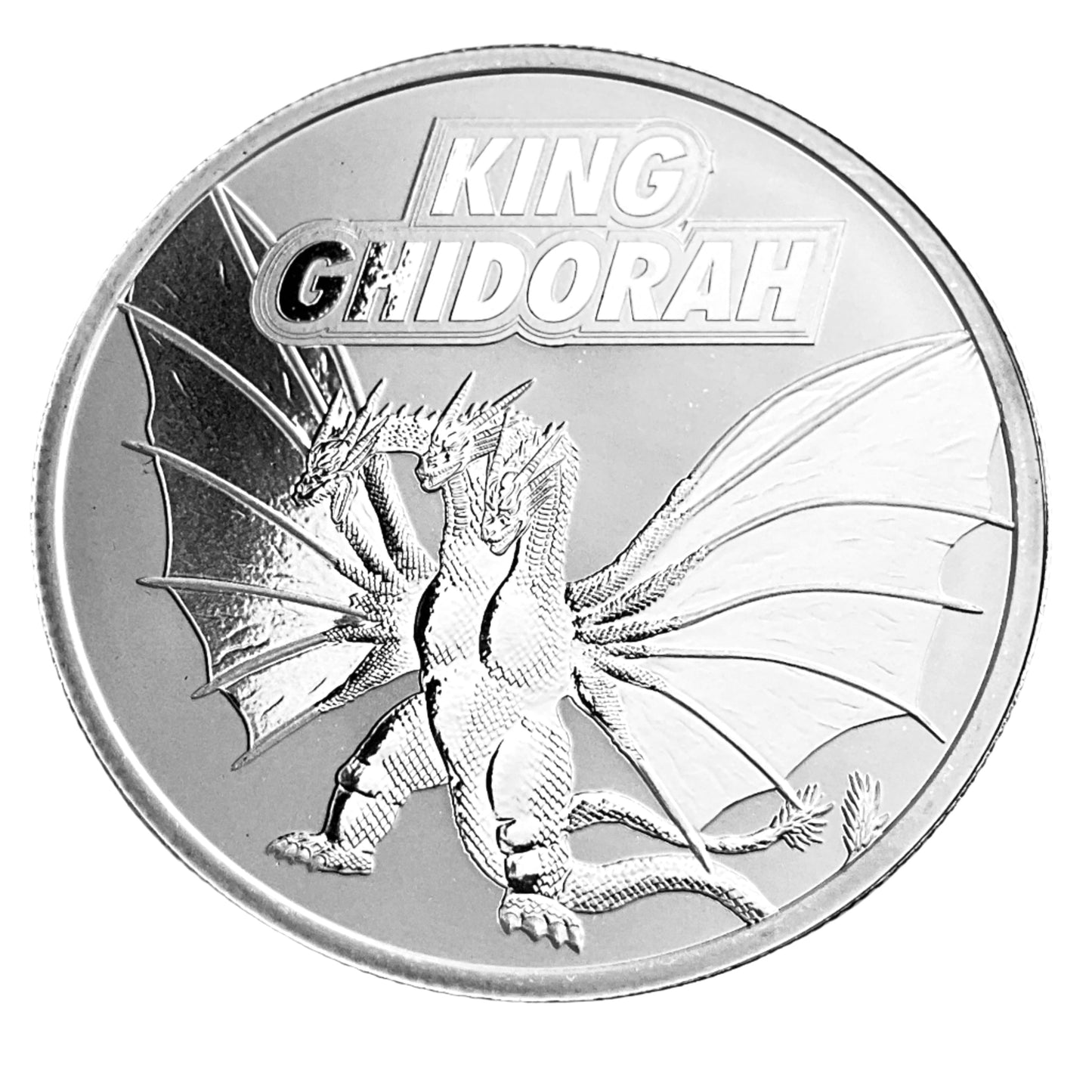 1 ozt King Chidorah Godzilla 999 Silver $2