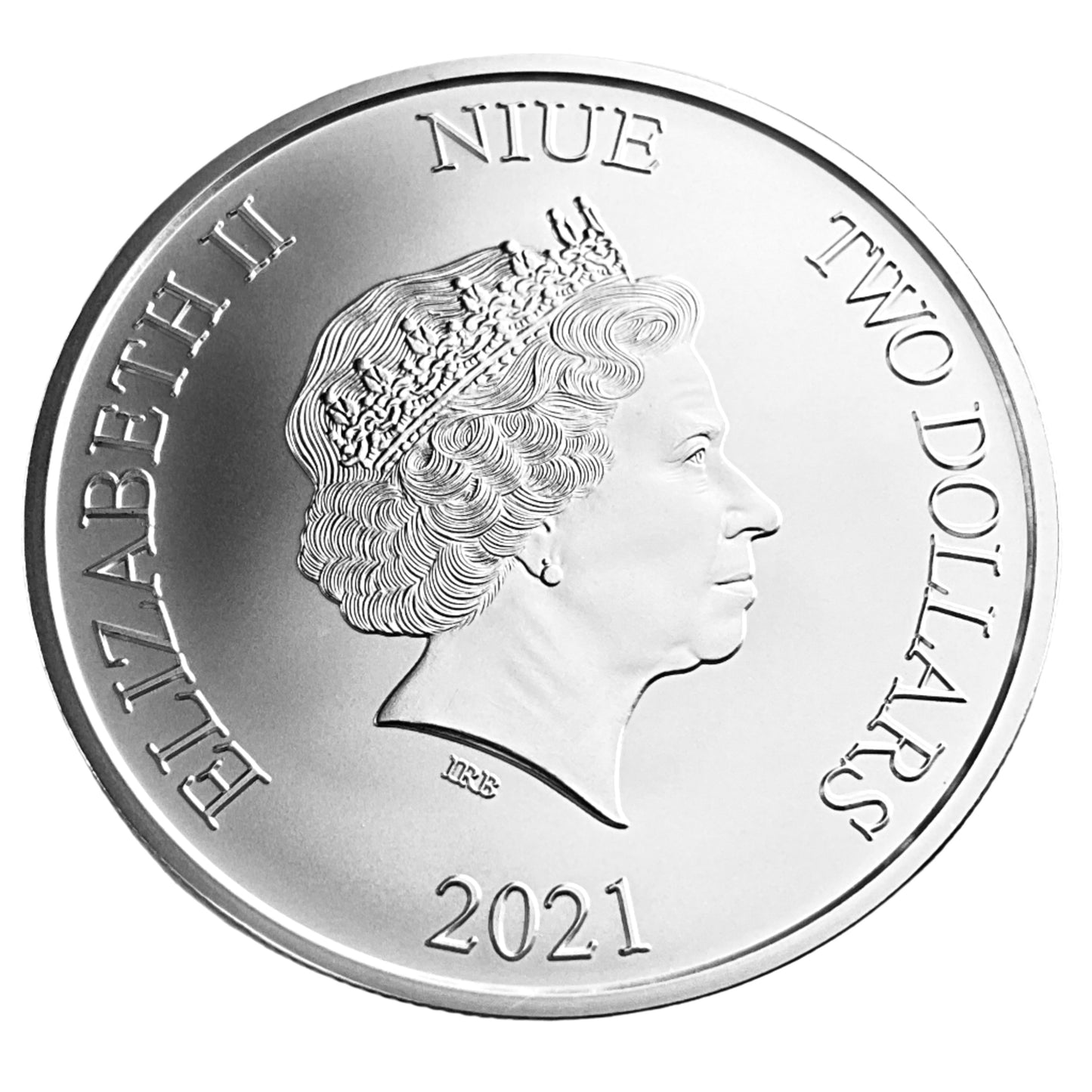 1 ozt Back to the Future II 999 Silver $2