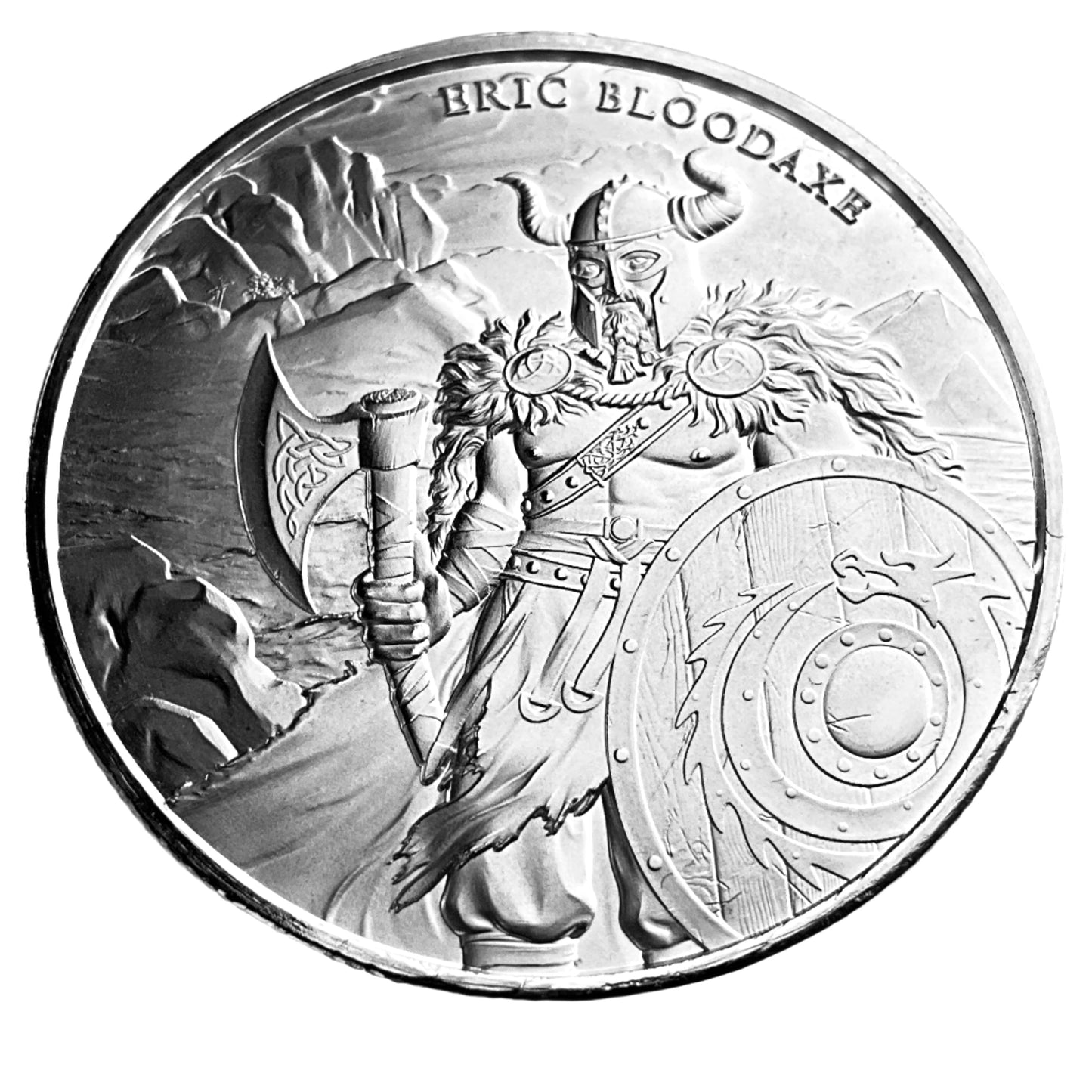 1 ozt Eric Bloodaxe Warriors 999 Silver Round