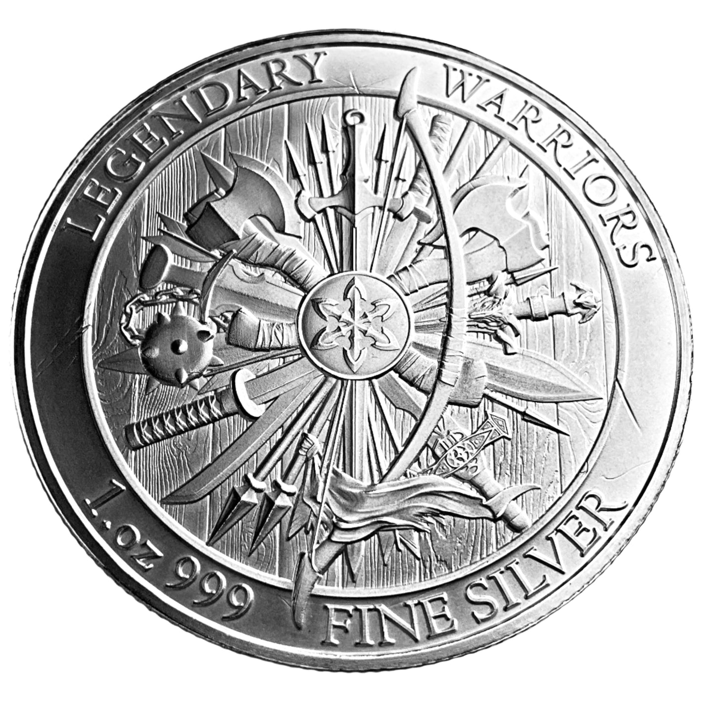1 ozt Eric Bloodaxe Warriors 999 Silver Round