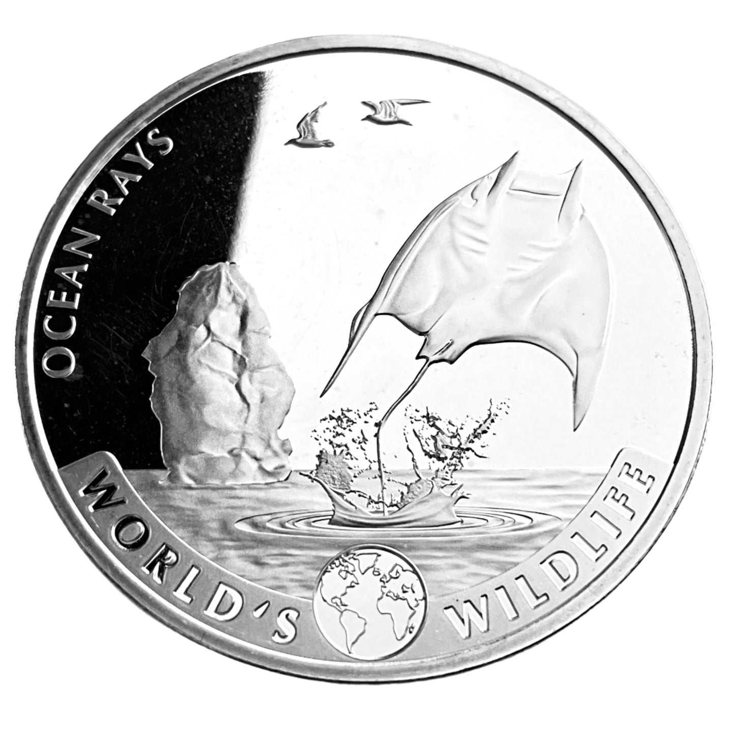 1 ozt Ocean Rays Wildlife 9999 20 Francs