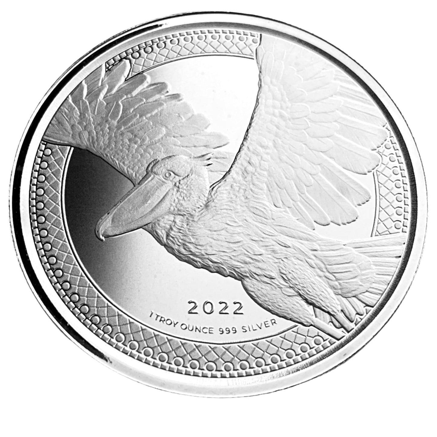 1 ozt Shoebill Stork 999 Silver Coin