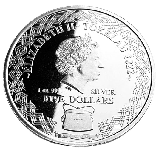 1 ozt Hakuhakulele Lionfish 999 Silver $5