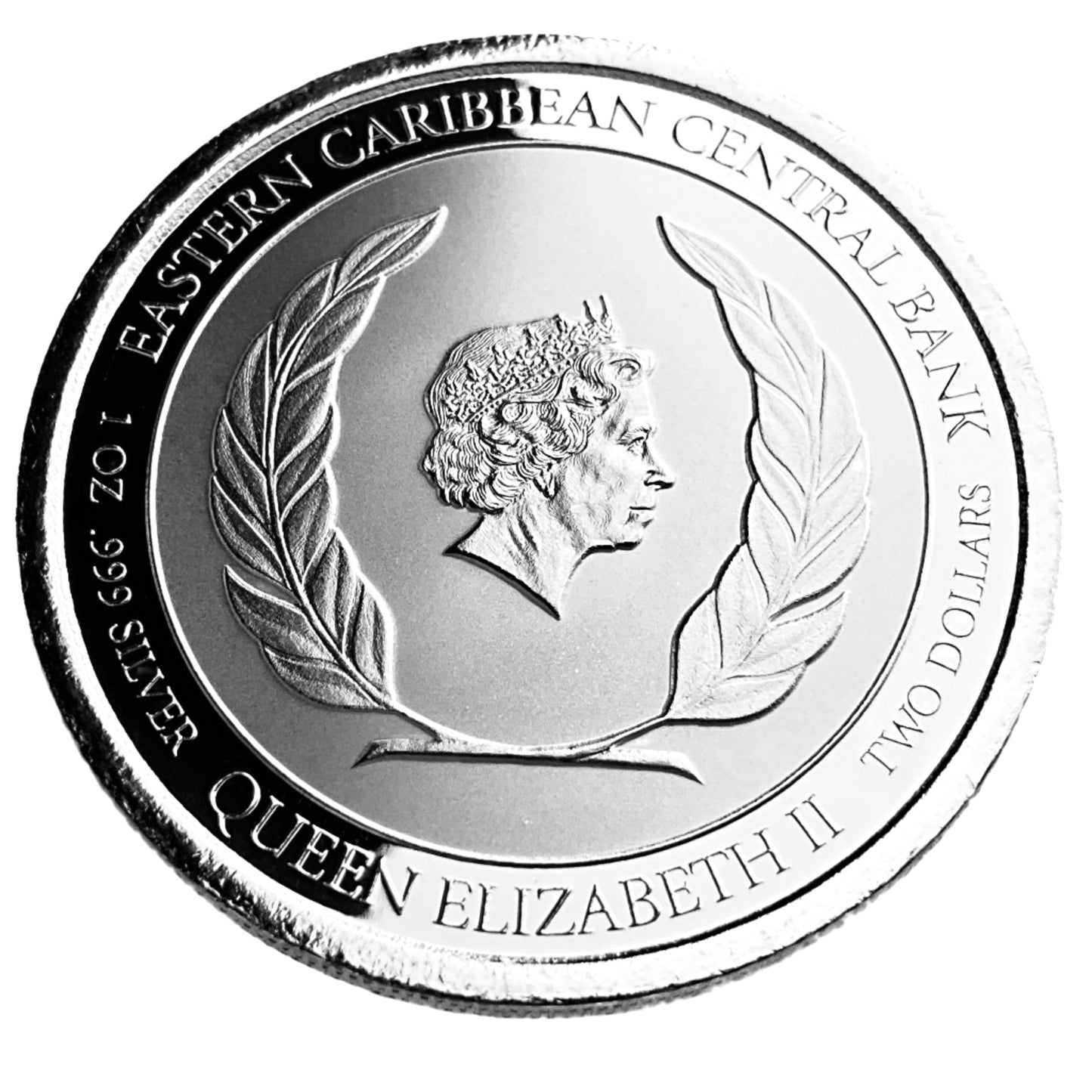 1 ozt Dominica Sisserou Parrot 999 $2 Coin