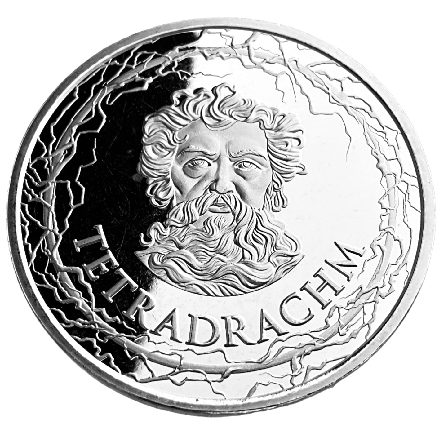 1 ozt Olympia Zeus Statue 999 Silver