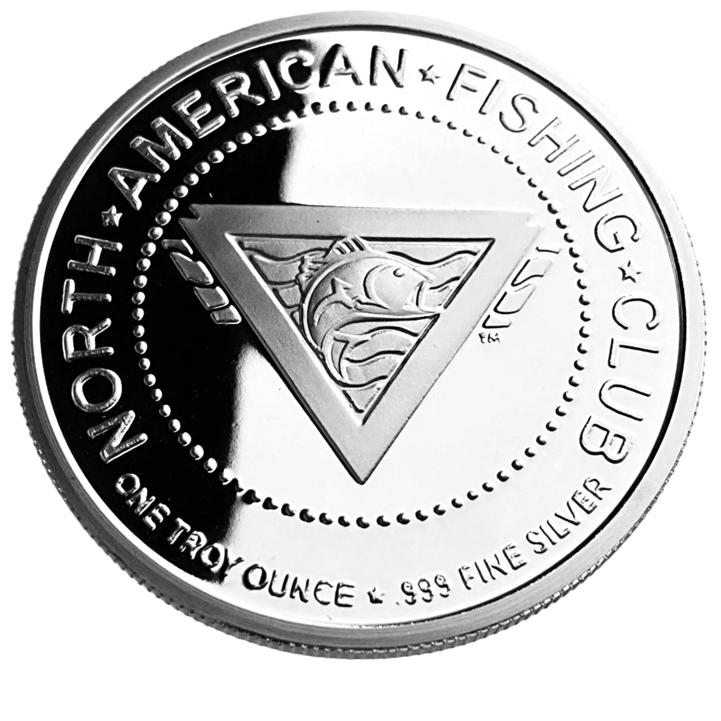 1 ozt Fishing Northern Pike 999 Silver