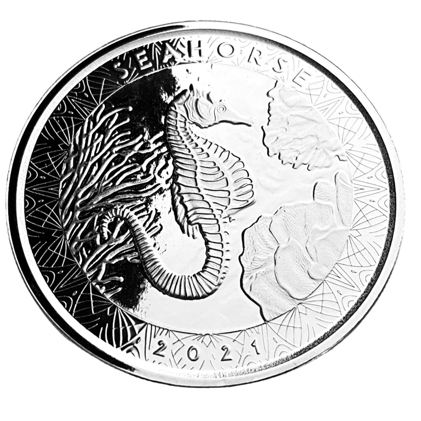 1 ozt Samoa Seahorse 999 Silver Coin