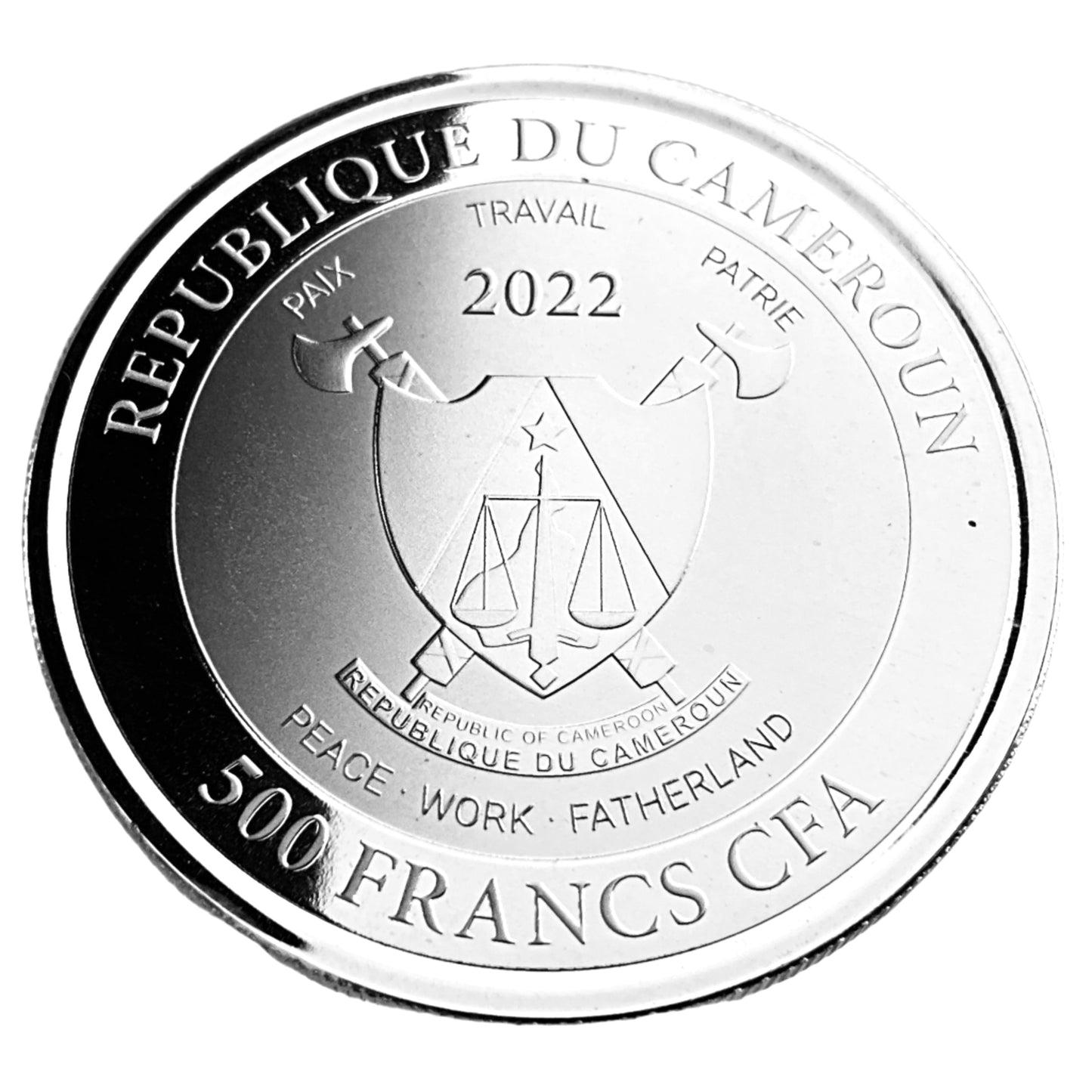 1 ozt Cameroon Mandrill Monkey 999 Francs