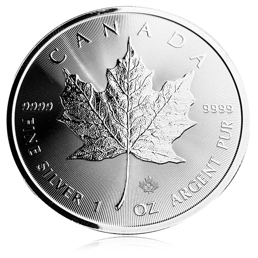 25 ozt Tube of RCM Maple .9999 Silver $5 (Price we pay at the moment)