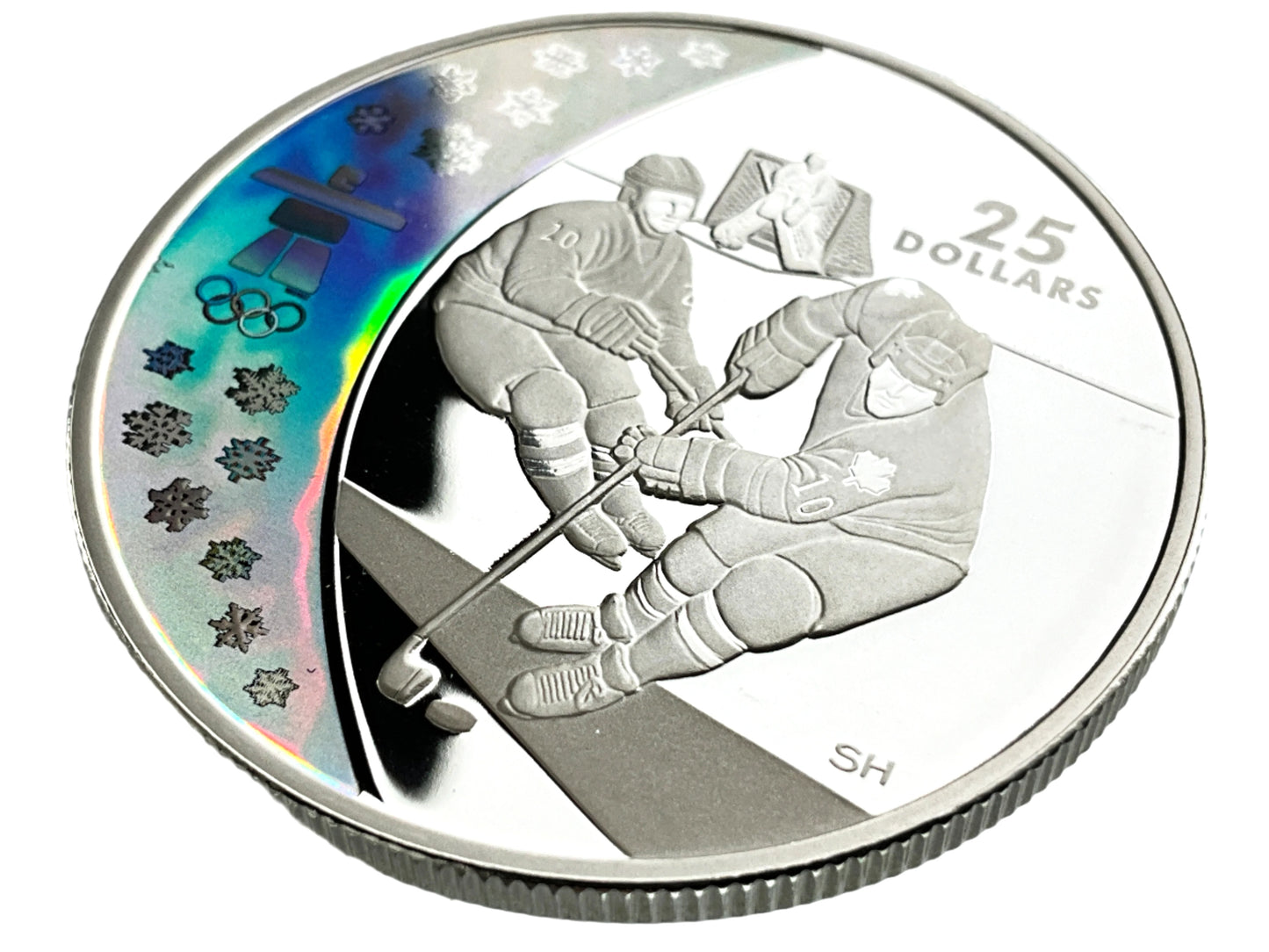 .826 ozt Olympic Ice Hockey Silver $25