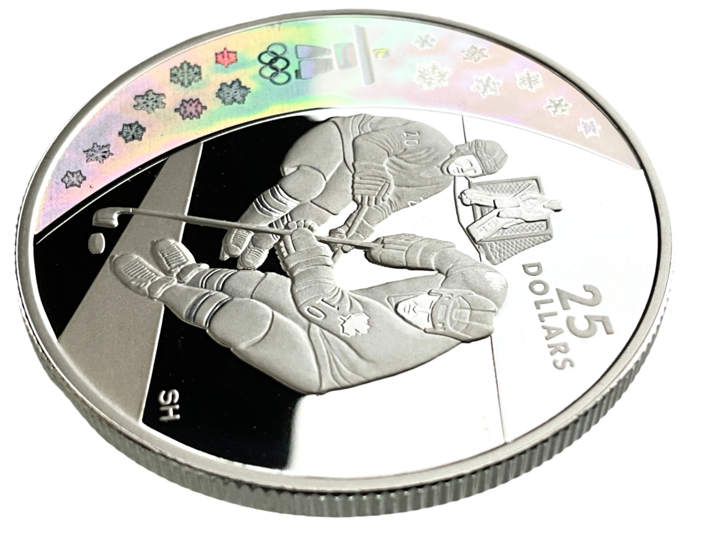 .826 ozt Olympic Ice Hockey Silver $25