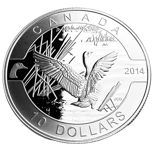 .510 ozt Canada Goose 9999 Silver $10