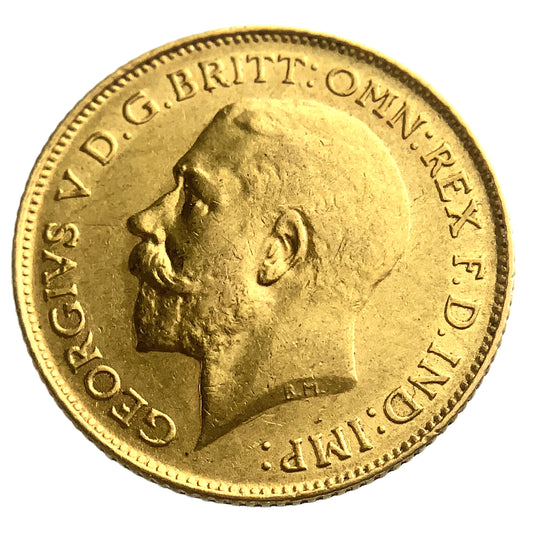 .117 ozt Gold 1925 1/2 Sovereign South Africa