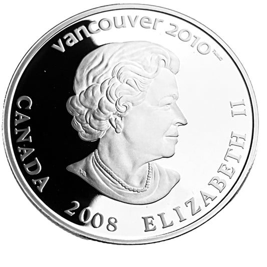 .826 ozt Olympic Bobsleigh Silver $25 Coin