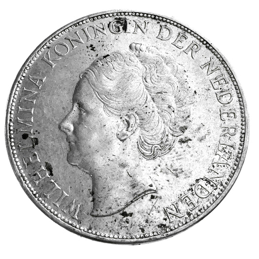 .578 ozt 1938 Netherlands Silver 2.5 Gulden