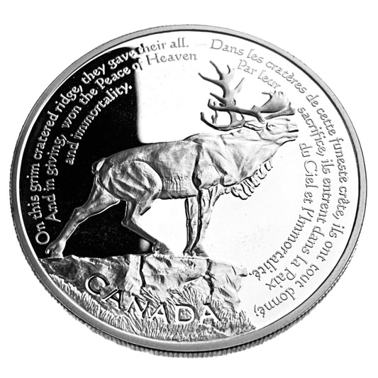 .937 ozt Newfoundland Memorial Silver $30