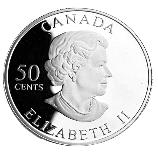 .277 ozt Clouded Sulfur Butterfly Silver 50¢