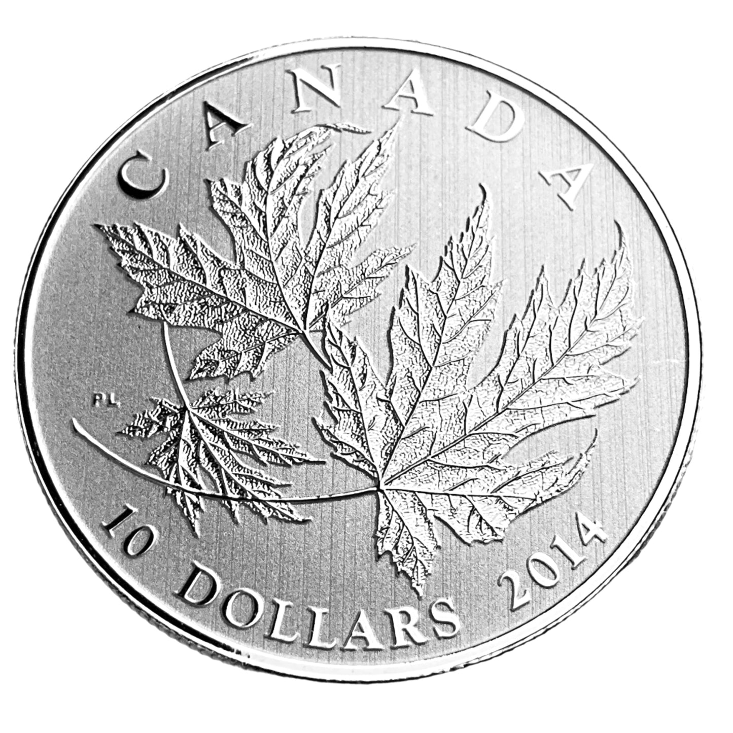 .510 ozt Three Maple Leaves 9999 Silver $10
