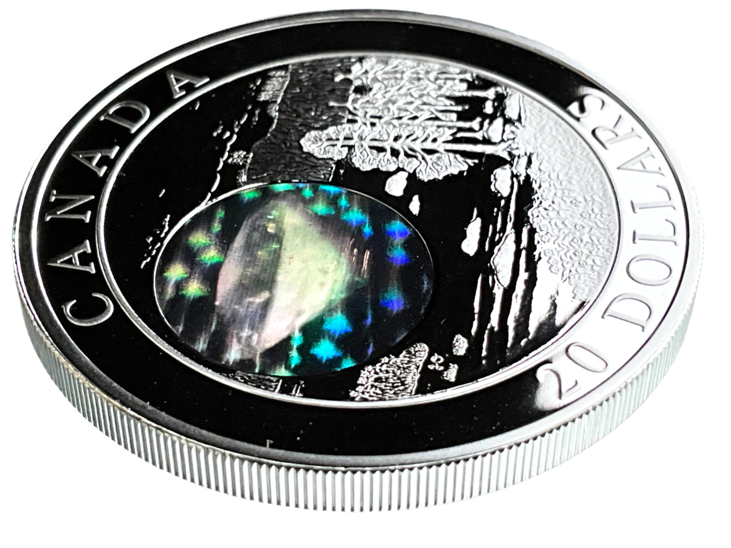 1.01 ozt Diamond Hologram 9999 Silver $20