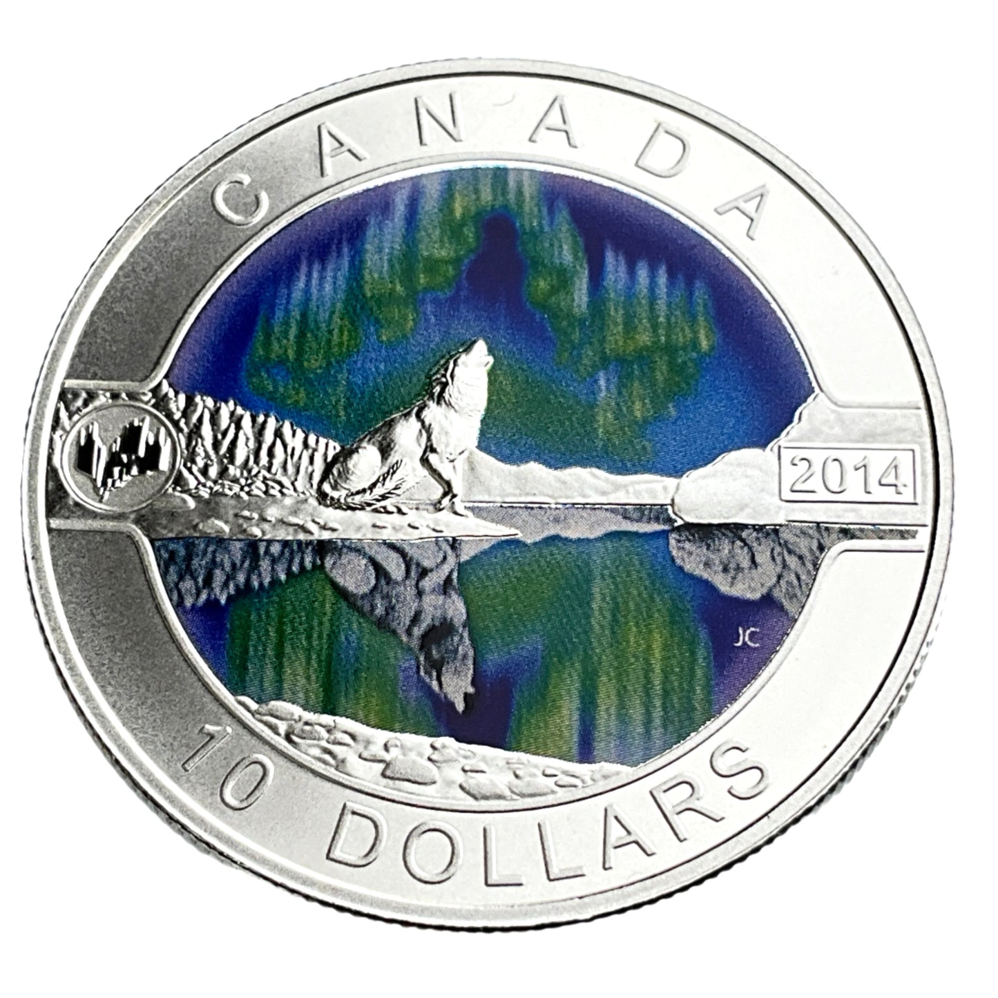 .510 ozt Northern Lights Wolf 9999 $10