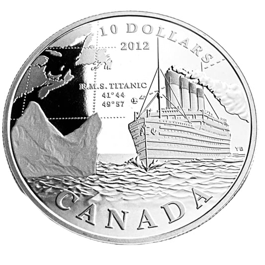 .510 ozt RMS Titanic 9999 Silver $10 Coin
