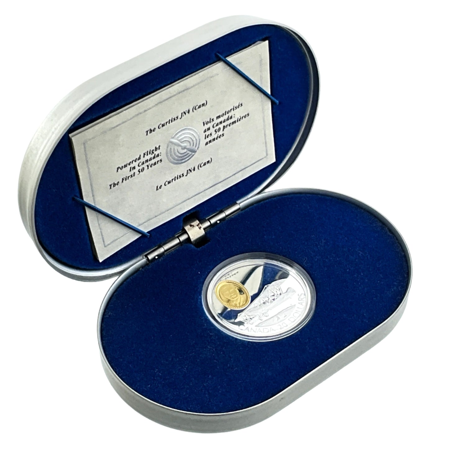 .925 ozt Curtis JN-4 Canuck Silver $20