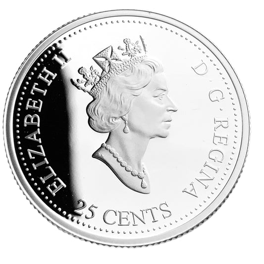 .175 ozt August The Pioneer Spirit Silver 25¢