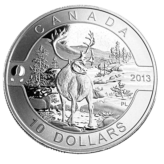 .510 ozt The Caribou 9999 Silver $10