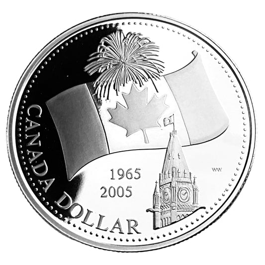 .809 ozt Canada's National Flag 9999 $1 Coin