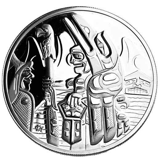 .937 ozt Welcome Totem Pole Silver $30