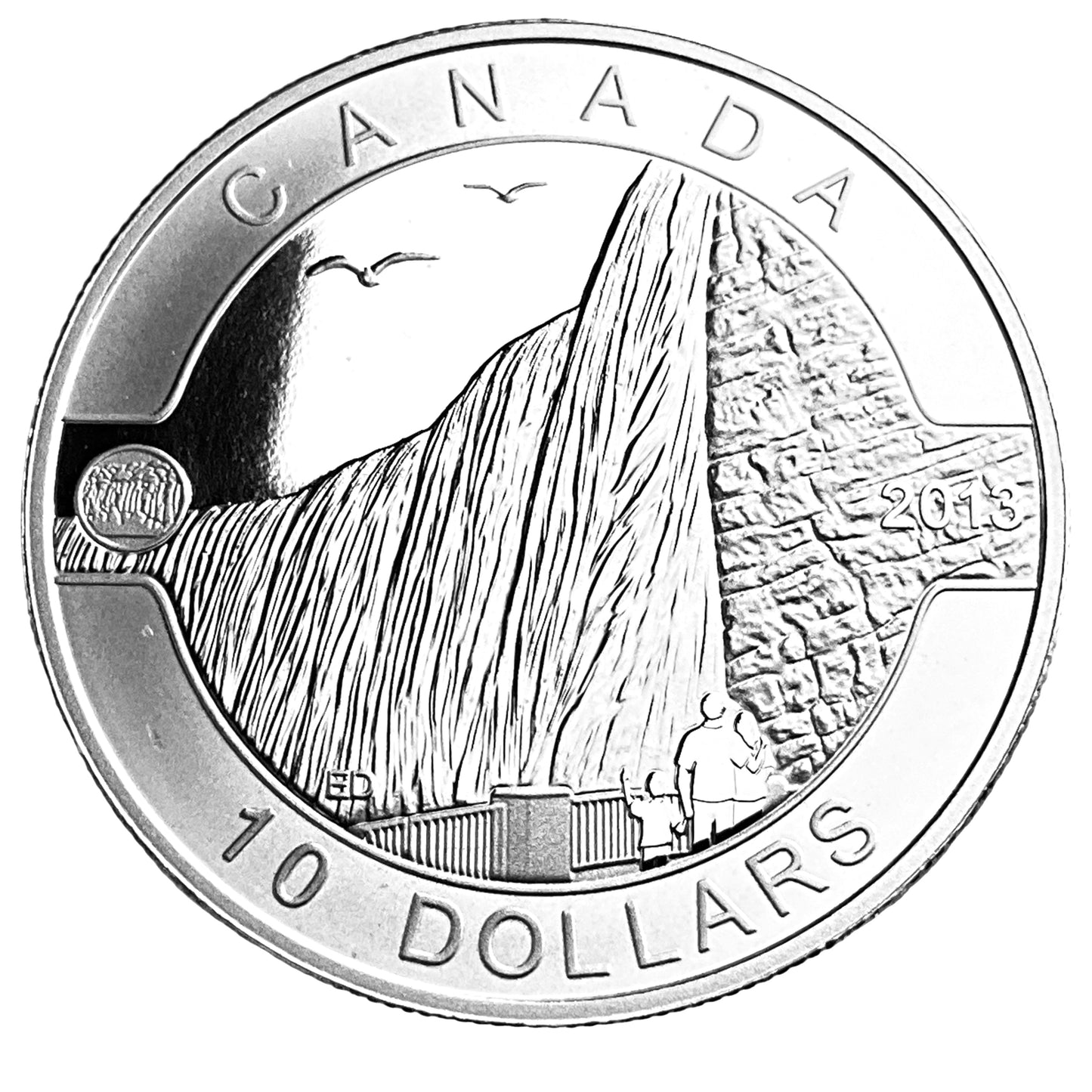 .510 ozt Niagara Falls 9999 Silver $10 Coin