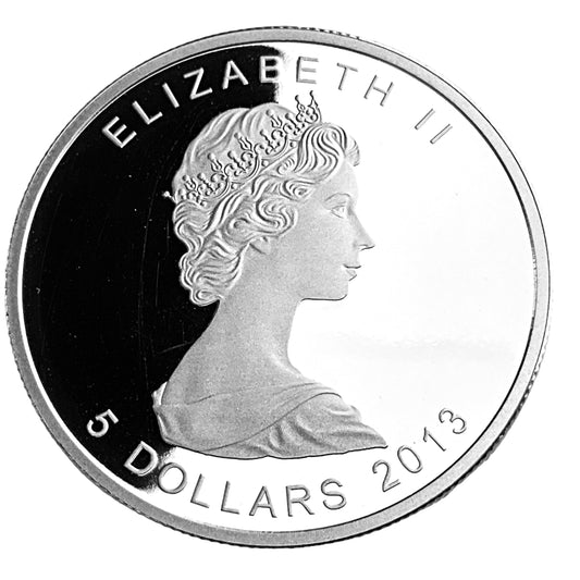 1 ozt Maple Anniversary 9999 Silver $10