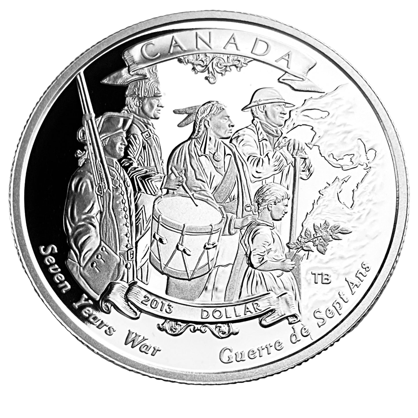 .740 ozt End Seven Year War 9999 $1 Coin