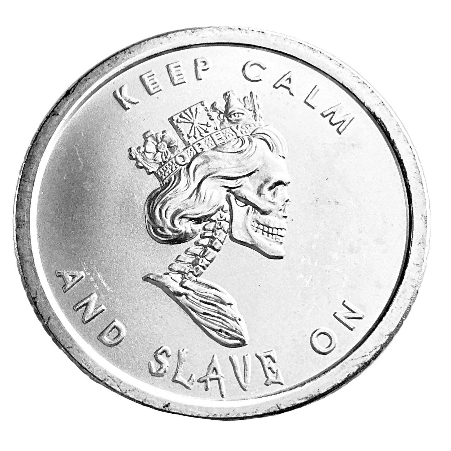 1 ozt Slave Queen 999 Silver Round