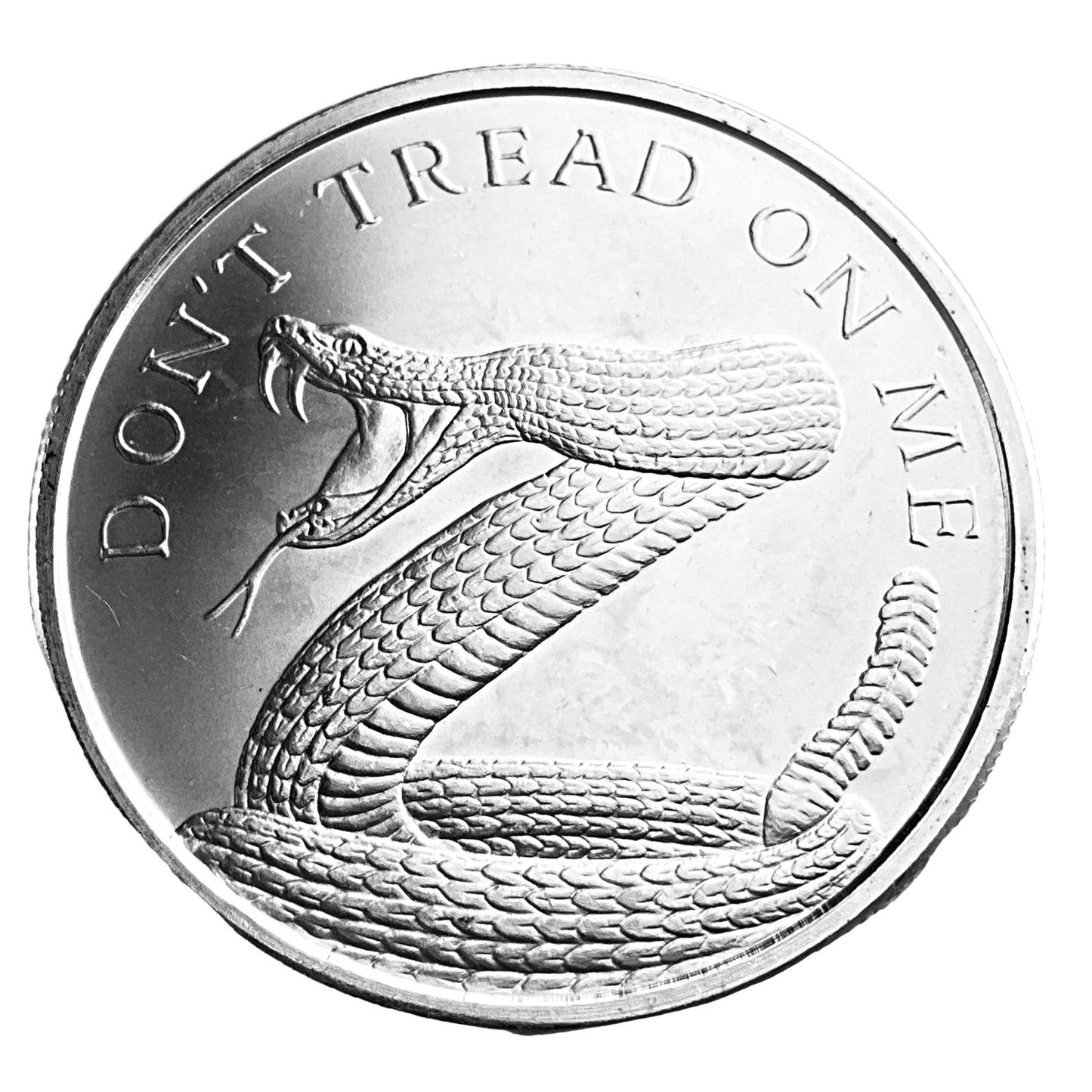 1 ozt Don't Tread On Me 999 Silver