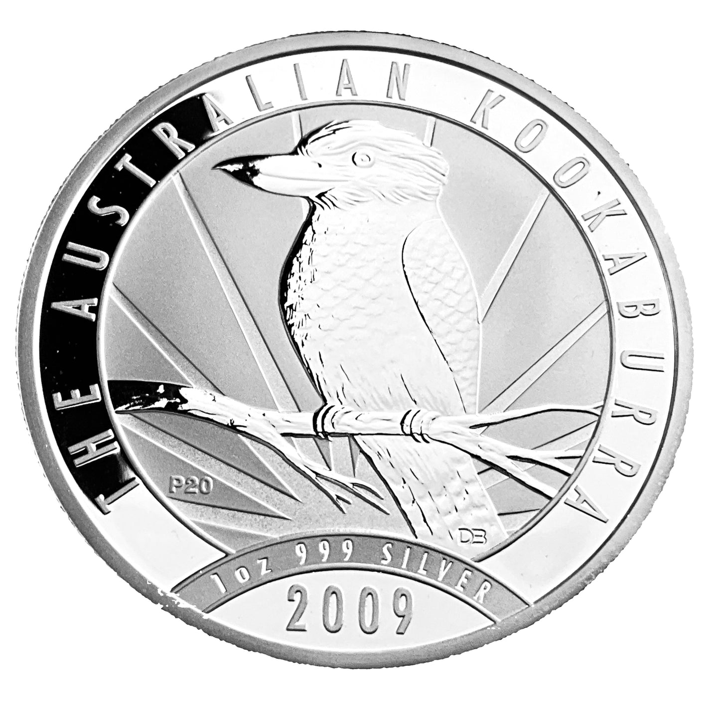 1 ozt 2009 Kookaburra 999 Silver $1 Coin