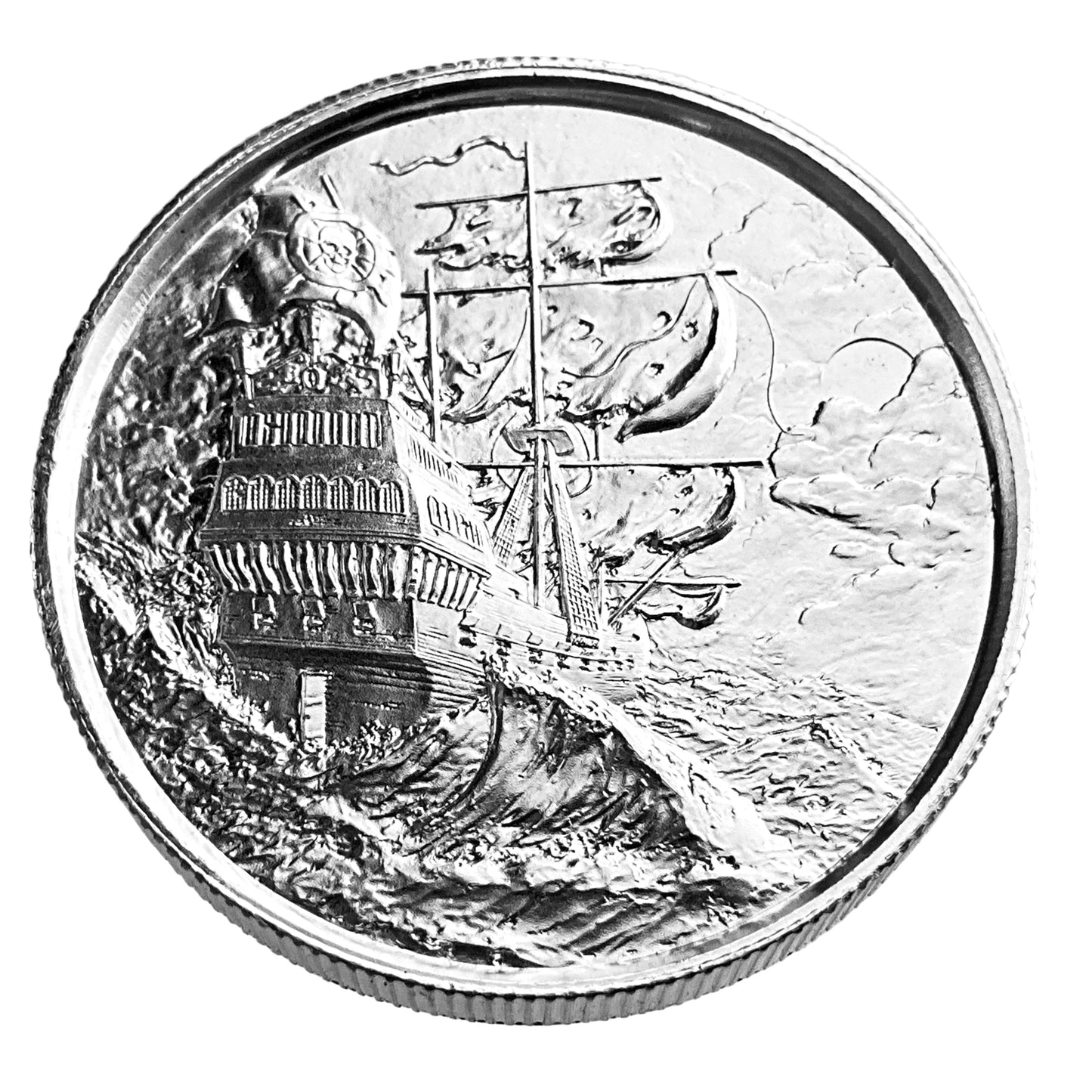 2 ozt The Storm High Relief 999 Silver