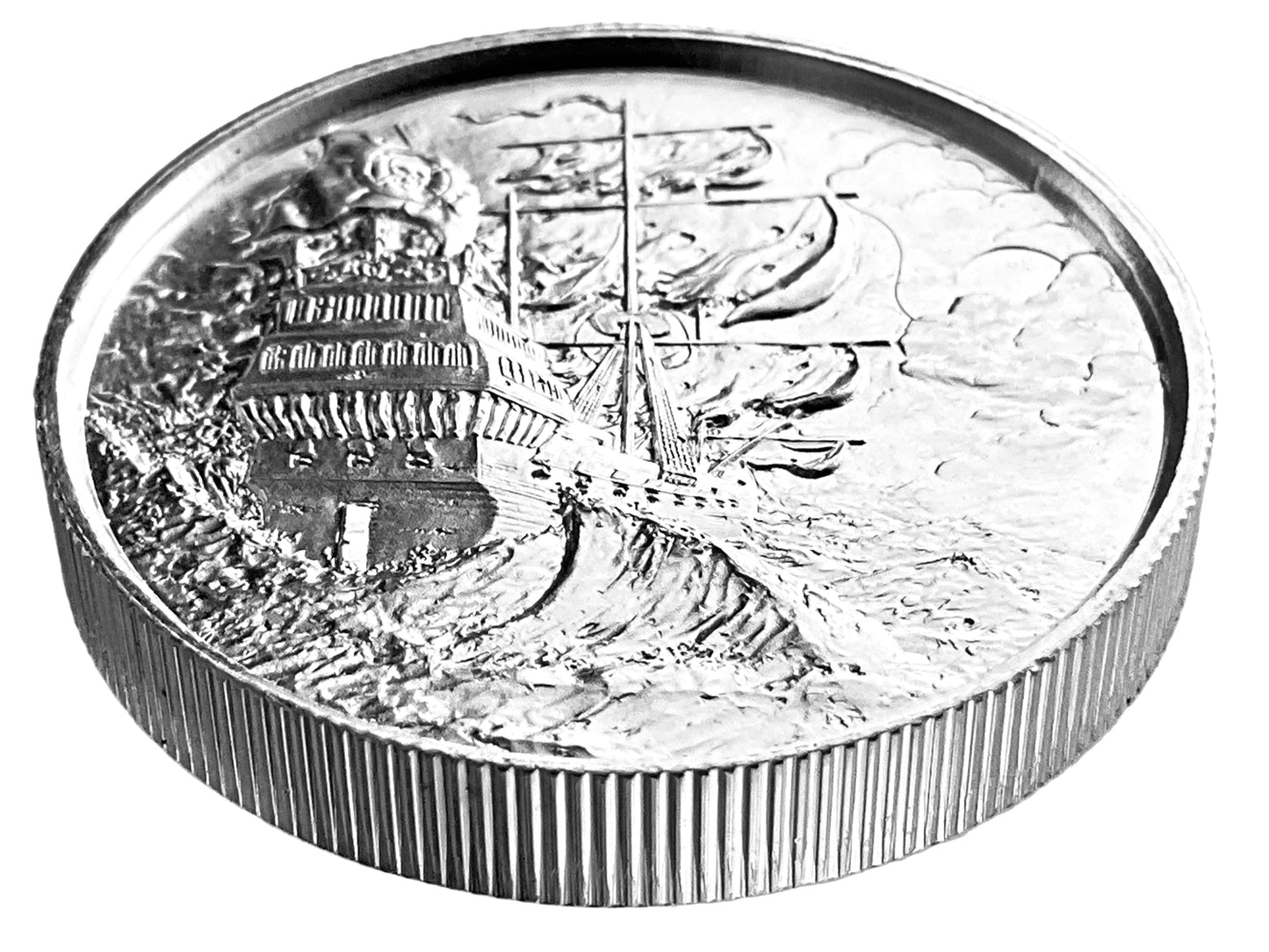 2 ozt The Storm High Relief 999 Silver