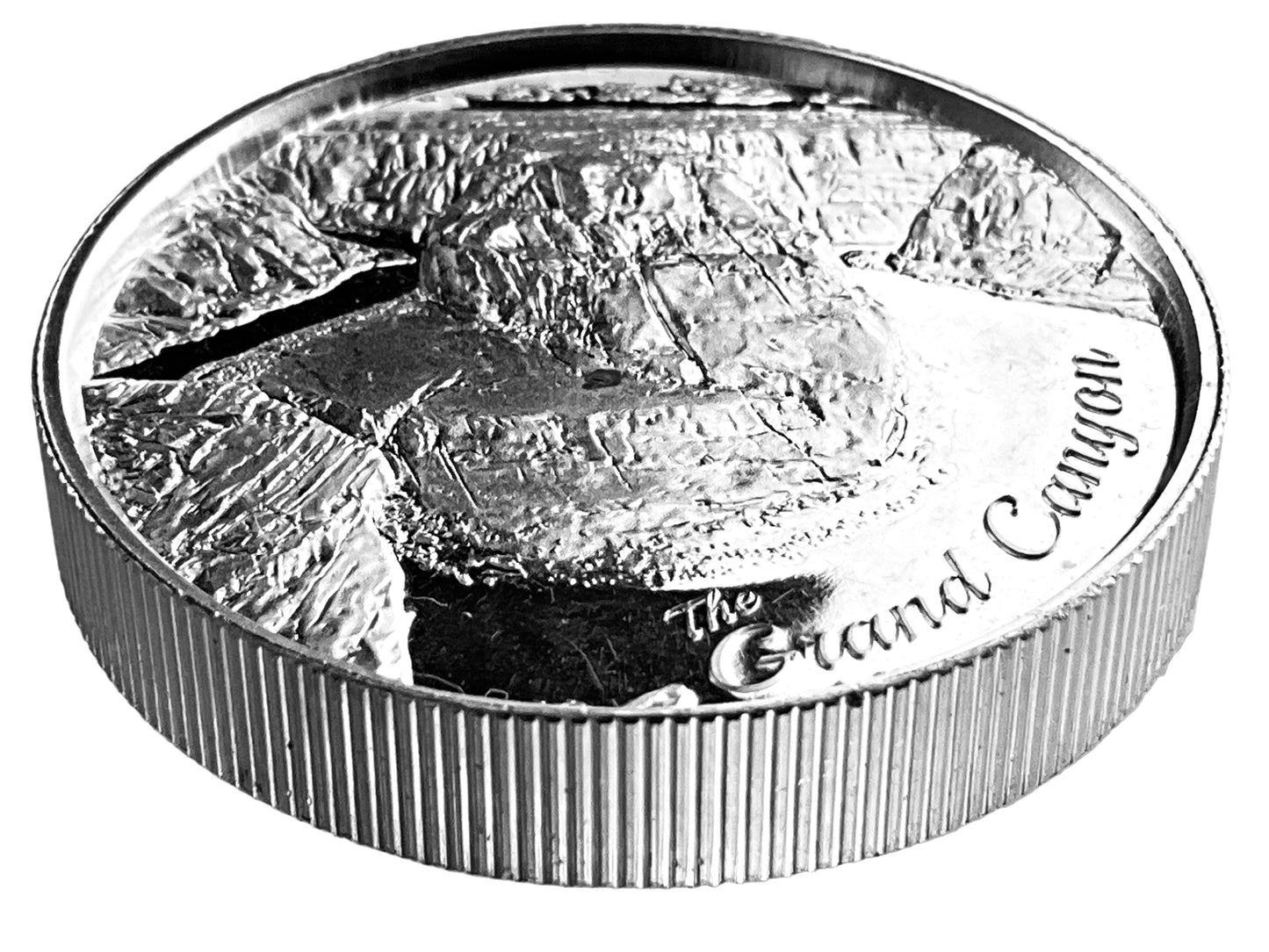 2 ozt Grand Canyon High Relief 999 Silver $1