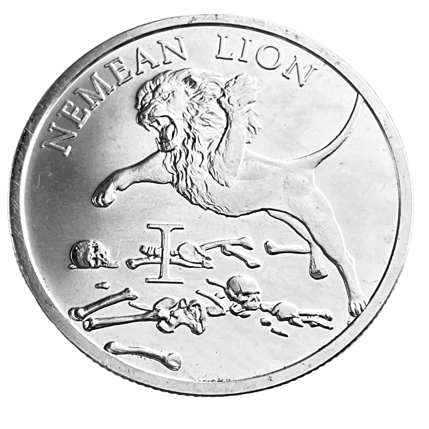 1 ozt Hercules Nemean Lion 999 Silver